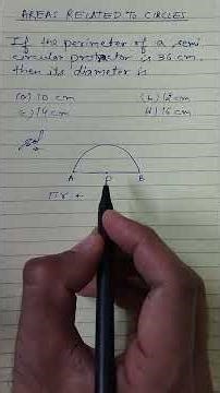 Perimeter of protractor