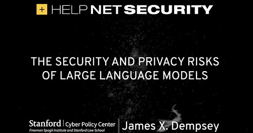 The security and privacy risks of large language models
