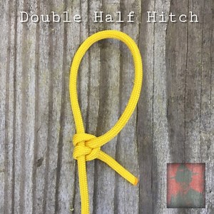 How To Tie A Double Half Hitch — ScouterLife