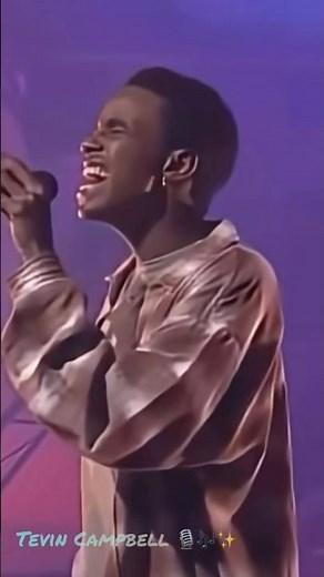 Young Tevin Campbell! 🎙️🎶✨ #canwetalk #canwetalkchallenge #tevincampbell #vibes #fyp #throwback
