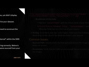 Importing Dynamic Images in SSRS Reports
