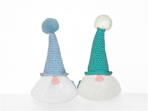 Scandinavian Crochet Gnome Set, Nordic Pastel Decor, Minimalist Luxury Gnomes, Handmade Modern Nordic Home Accent - Etsy