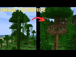 Easy And Simple Treehouse | Minecraft