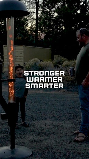 USA-made premium wood pellet heaters. Built like a tank. Radiant heat from head to feet. Lifetime guaranteed! | Patiofyre