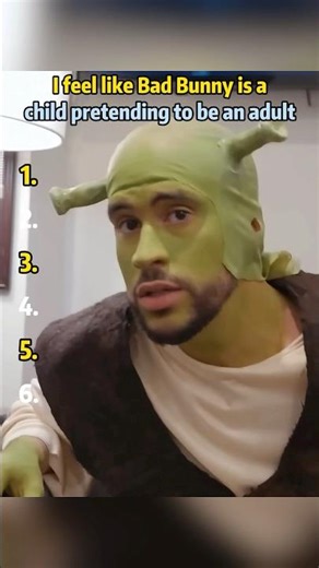 I feel like Bad Bunny is a child pretending to be an adult #BadBunny #SuperBowl