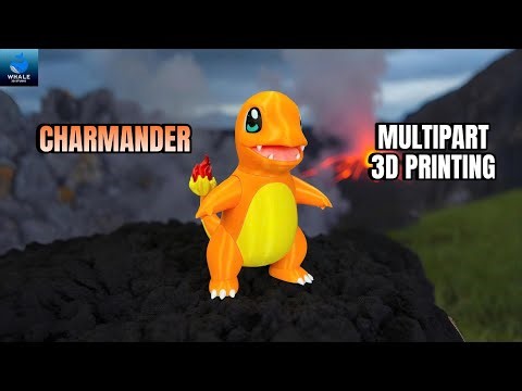 Charmander - Multipart 3D Printing
