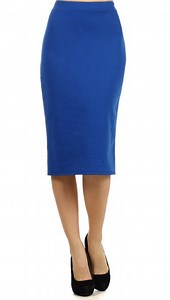 This endlessly wearable knit skirt is crafted from smooth stretch ponte and finished with an elastic waistband and great stretch that helps you move effortlessly through.#modestfashion #modest #modestclothing #modesty #style #fashion #onlineshopping #skirt #fallfashion | Jade Mackenzie Apparel