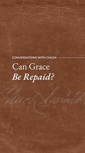 Grace is something we can never repay. And perhaps that's exactly why it's so hard to accept. The gift of salvation, like Bob's window-washing, comes with no strings attached—just love. The question isn't what we can do in return, but whether we'll simply receive what's freely given. Comment 🙏 if you are thankful for the undeserved gift of grace! | Pastor Chuck Swindoll