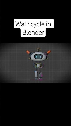 Walk Cycle in Blender #Blender3D #3DAnimation #WalkCycle #TOAnimate #CGI #CharacterAnimation #B3D