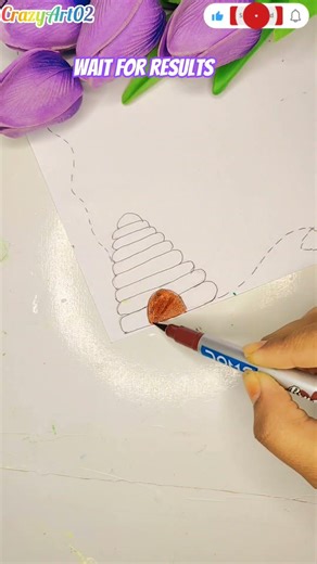 Easy Page border design for project #shorts #artandcraft #painting #drawing #drawingtimelapse