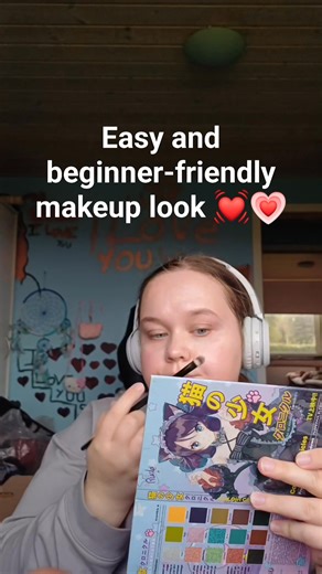 Easy and beginner-friendly makeup look 💓💗 #makeup #makeuptutorial #makeupforbeginners #makeuplook #danskmakeup | Nico