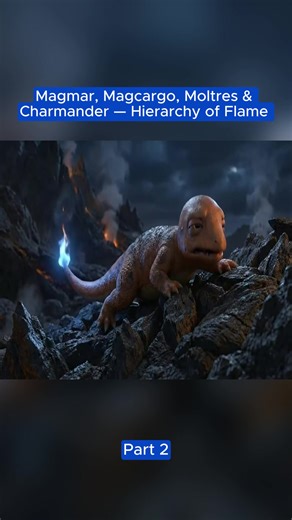 Exploring Magmar, Magcargo, Moltres, and Charmander
