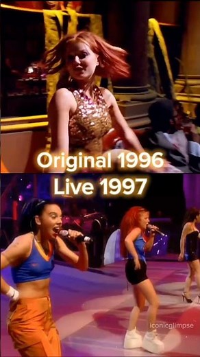 Spice Girls~Wannabe Original vs Live version 🔥 #wannabe #spicegirl