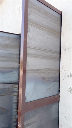 Iron gate sheet fitting #sheet#doors #welding #fitting