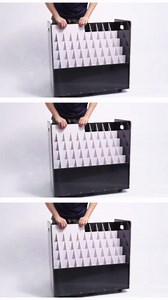 Blue Print Storage Organizer Cart 20 Slots, Movable Roll File Cart Roll File Storage Holder Poster Storage Cabinet with Lockable Wheels, Construction Plan Holder for Office and Home (Black, 20 Slots)