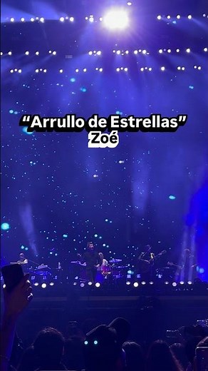 Momento mágico con “Arrullo de Estrellas”. 🌟 Zoé desde el Estadio GNP. #CDMX #Zoe