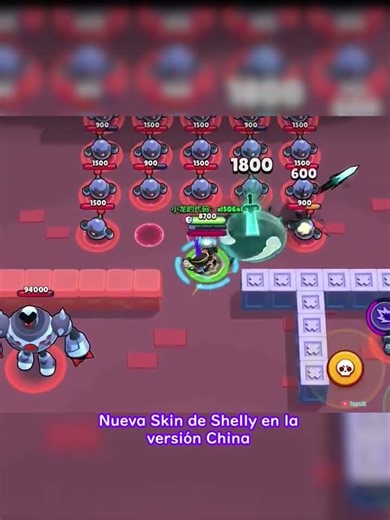 Shelly Skin en la versión China