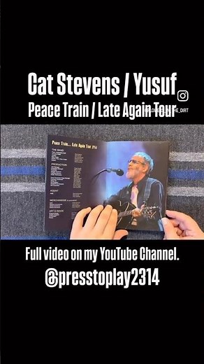 Cat Stevens/Yusuf: Peace Train (Late Again Tour)