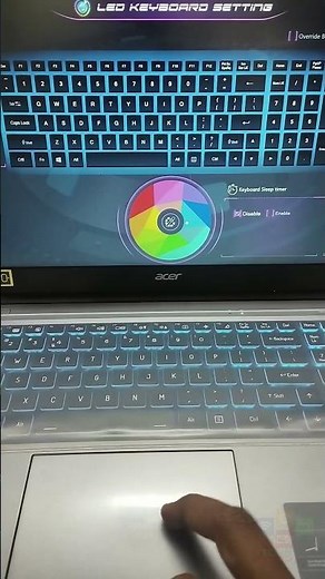 🔧💻 Acer Aspire Lite AL15-51 – Backlit Keyboard Color Change? 🤔✨ Explained! #shorts #laptop