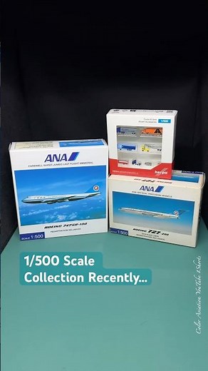 Recent 1/500 Scale Collection! ANA Official Aircraft Models Herpa Trucks & Vans Airport Accessories