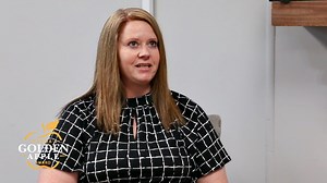 Brandi Stanglin, a fourth-grade teacher at Eastward Elementary School in Colbert, Oklahoma, is the latest recipient of the Texoma's Golden Apple Award, sponsored by Texoma Chevy Dealers. | KTEN