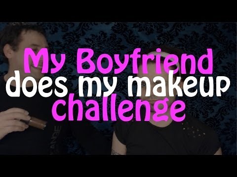 My Boyfriend does my Makeup Challenge!