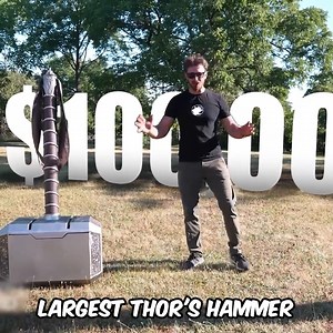 I bought the WORLD'S LARGEST THOR'S HAMMER for $100,000!! | The Hacksmith