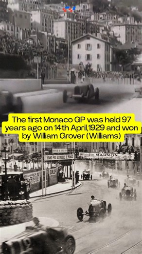 The first Monaco Grand Prix was held on Apr 14, 1929, won by William Grover Williams. #F1 #Formula1