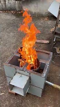 Ultra Low Budget Wood Rocket Stove 🔥 | Homemade Efficient Stove