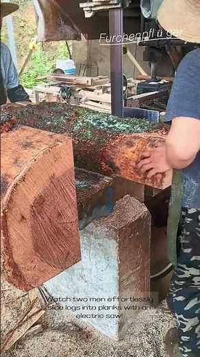 Electric Saw Mill: Slicing Wood Into Boards!