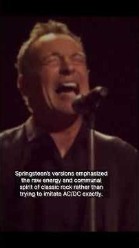 The story behind “Highway to Hell” a song by AC/DC covered by Bruce Springsteen