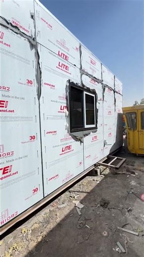 Aluminum Windows work at Porta cabin Carvan #aluminum