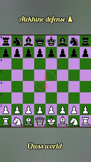 453K views · 3.8K reactions | Alekhine defense ♟️ #chess | Chess World | Facebook