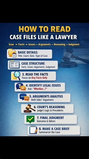 How to Read a case file like a lawyer