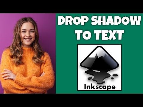 How To Add Drop Shadow To Text In Inkscape | Inkscape Tutorial