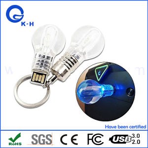[Hot Item] Acrylic Light Bulb Pen Drive LED Bulb USB Flash Driver