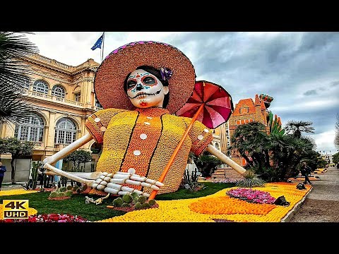 Lemon Festival - Menton 🇨🇵 France A Unique Festival In THE WORLD 4K ULTRA HD