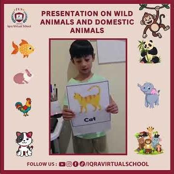 🐘🐄 Presentation: Wild Animals and Domestic Animals 🌟✨
