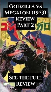 Godzilla vs Megalon (1973) Review: Part 2 #godzilla #showera #movierecap #megalon #jetjaguar