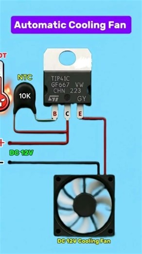 how to automatically start 24v dc fan in inverter #electrical #electronic #iti #@Bselectromech
