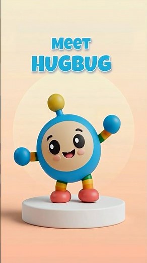 Happy World | Meet the Sweetest HugBug 💛 #shorts #hugbughappyworld #yogurttimehappyworld