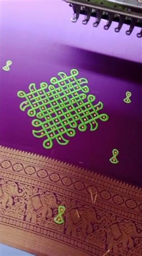 Laxmi Sai machine #embroidery maggam #designs #manthani #saree pripleting Dm for order 7386680097