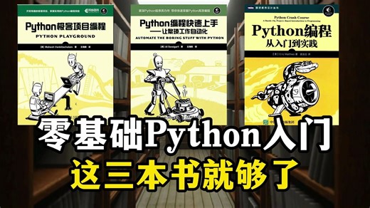 斯坦福教授推荐：零基础小白想入门Python？有这三本书就够了！