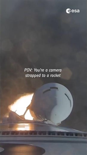 POV: you're an onboard camera on Europe’s heavy-lift rocket Ariane 6. 🚀