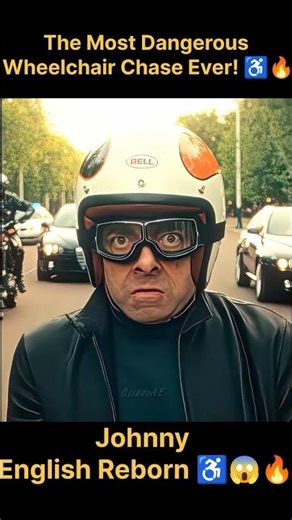 This Wheelchair Is Faster Than A Supercar! 🏎️💨 #JohnnyEnglish #shorts