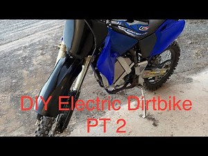 Electric YZ Dirt Bike Build Electro and Co EMX DIY Kit Part 2