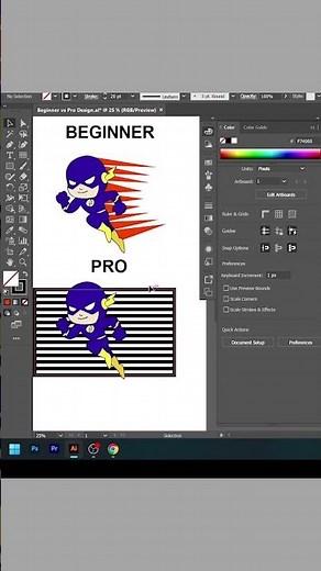 Amazing Flash Effect in Adobe Illustrator | Easy Illustrator Tutorial 2026