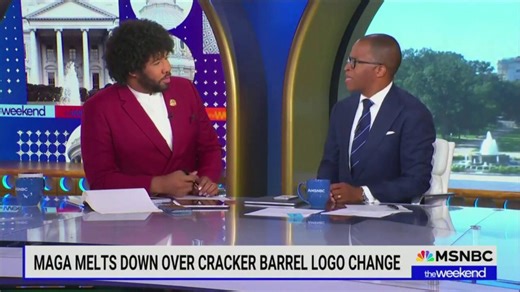MSNBC host says he’s sick of ‘snowflakes’ slamming Cracker Barrel logo revamp