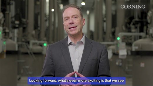 Watch Ed Schlesinger, Corning's EVP & CFO, sharing highlights from our third-quarter financial results. Here he provides the latest updates on our mobile consumer electronics and optical communications businesses. http://ms.spr.ly/6184tdzwy | Corning Incorporated