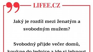 Jaký je rozdíl mezi ženáčem a svobodným mužem? To budete koukat!
